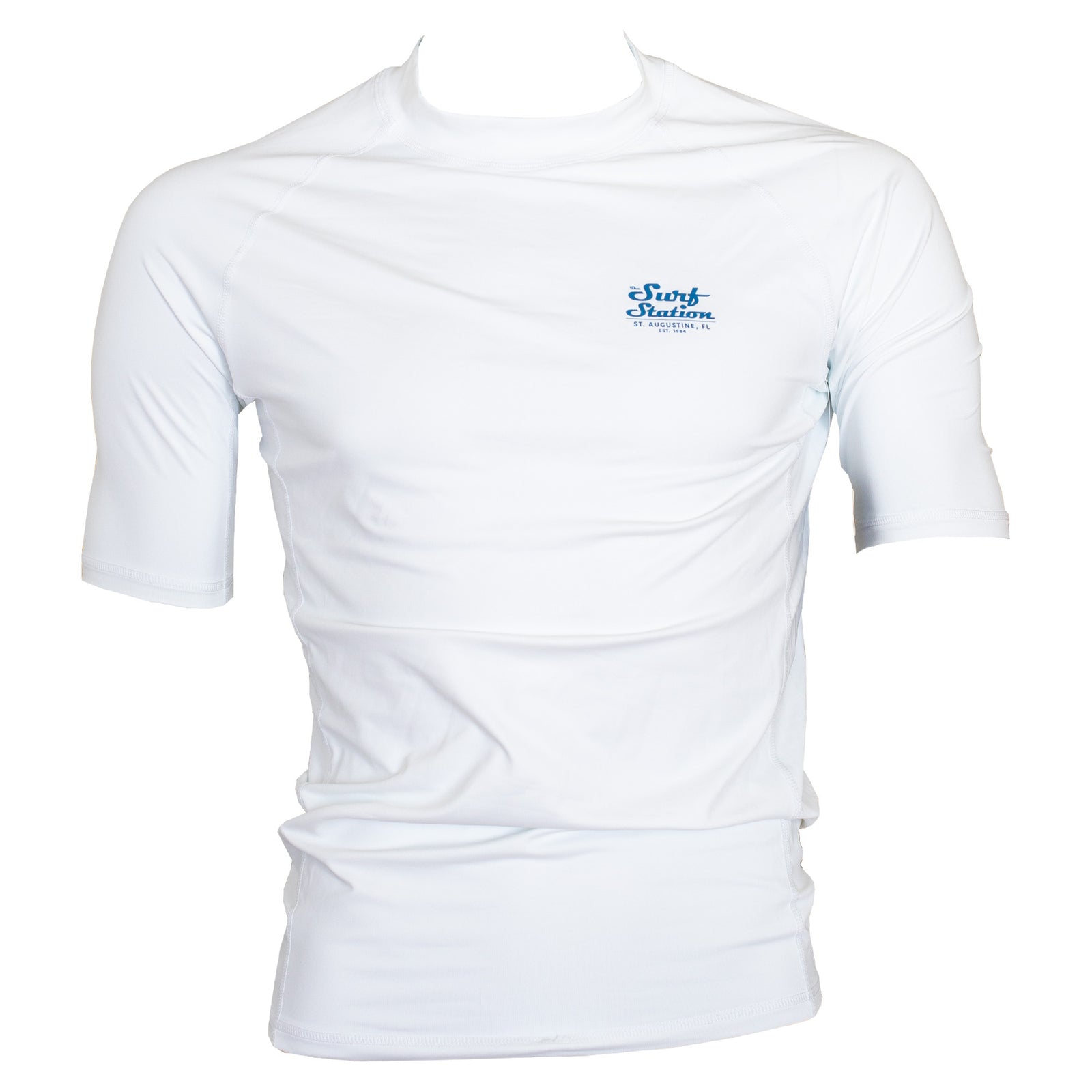Surf Station Fuze Men's S/S Rashguard - White