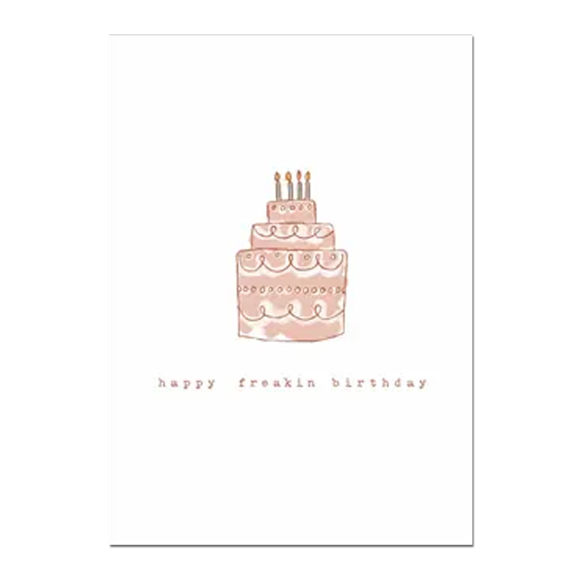 Party Tricks Chix Happy Frickin Birthday Card
