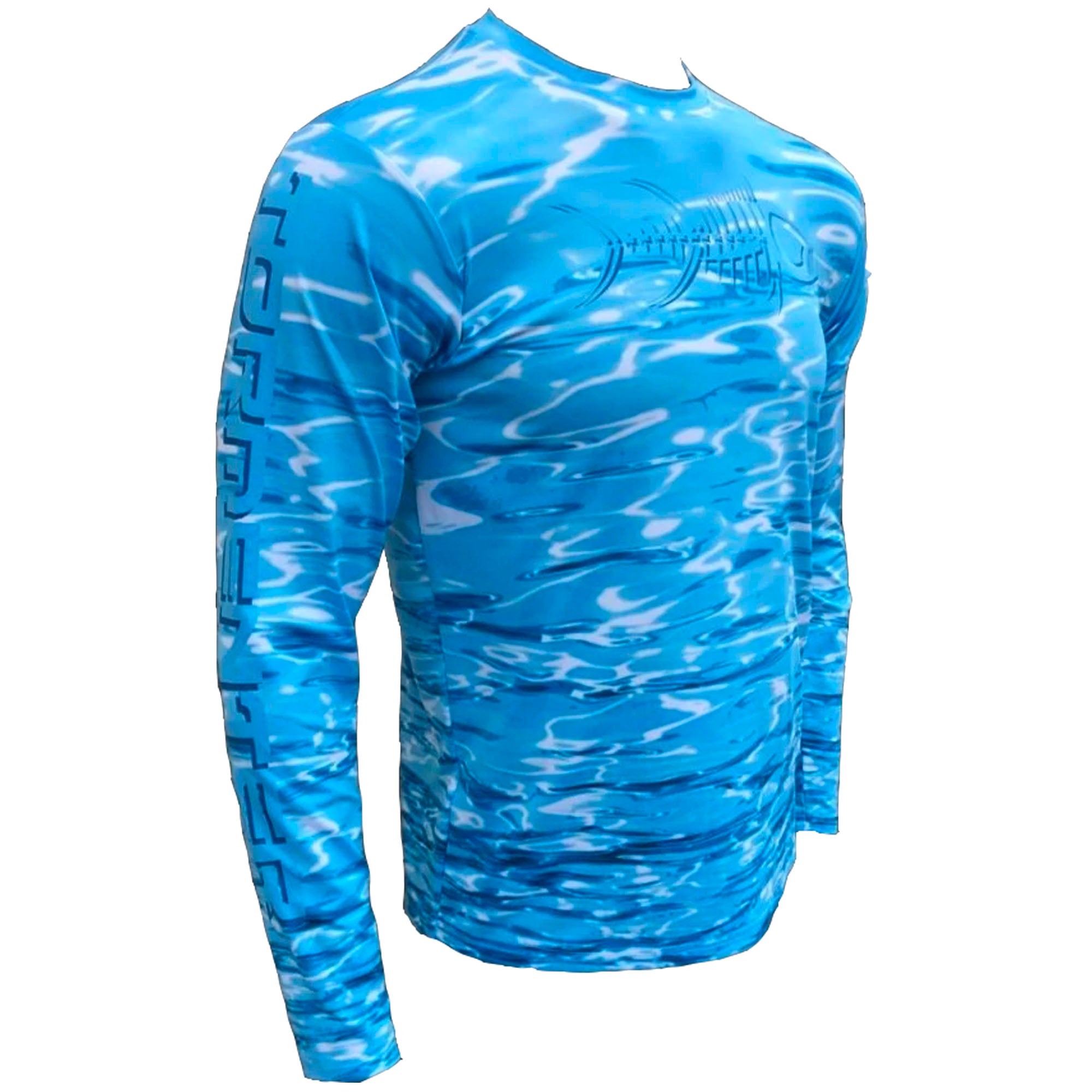 Tormenter Performance Men's Fishing Shirt, Hydraflek Blue / XXL