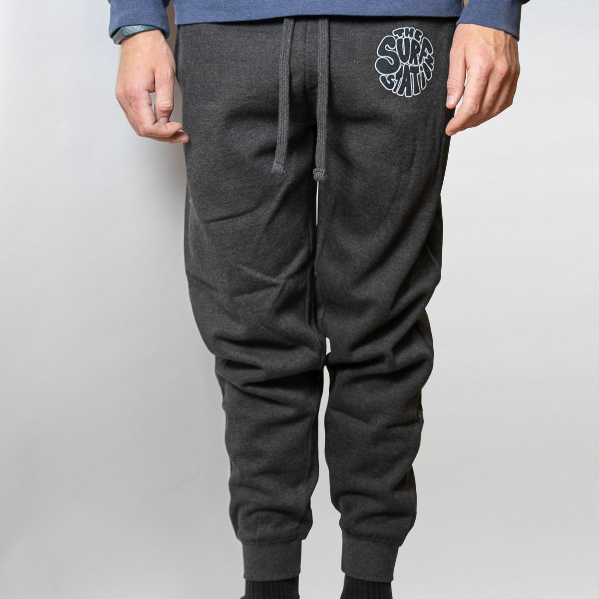 Surf Station Jasper Men's Jogger Sweatpants - Charcoal
