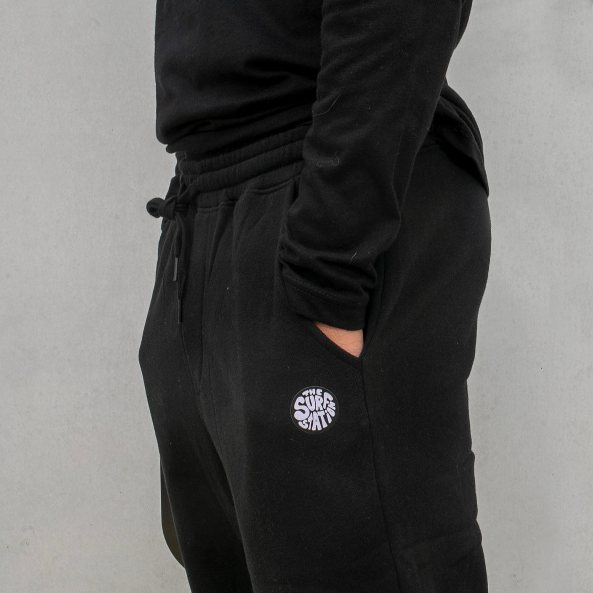 Surf Station Pre-Surf Men's Jogger Sweatpants - Black
