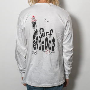 Surf Station x Karen Pedone St. Aug Lighthouse Men's L/S T-Shirt