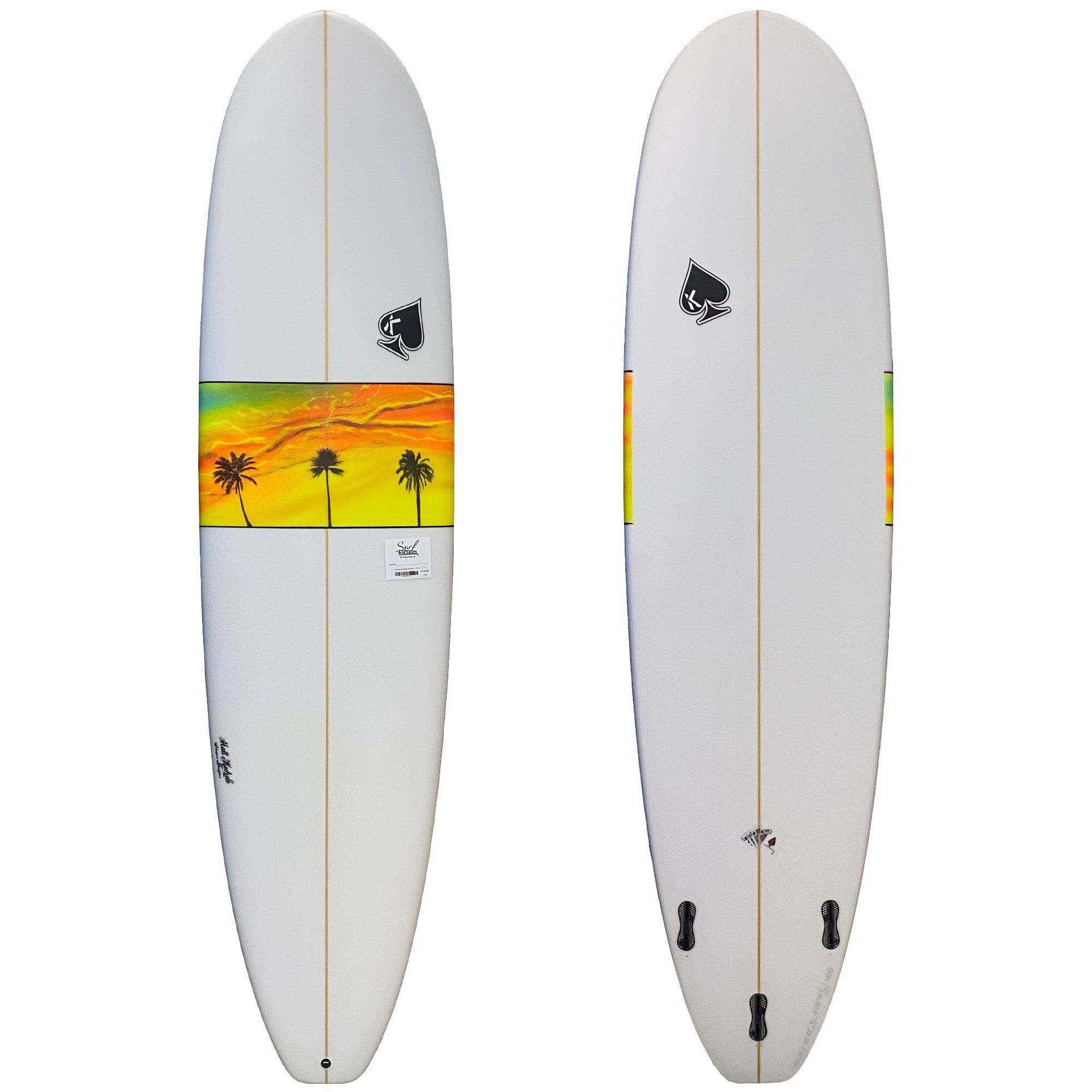Kechele Mini Malibu Surfboard - FCS II