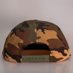 Surf Station Mechanic Patch Men's Snapback Hat - Army Camo