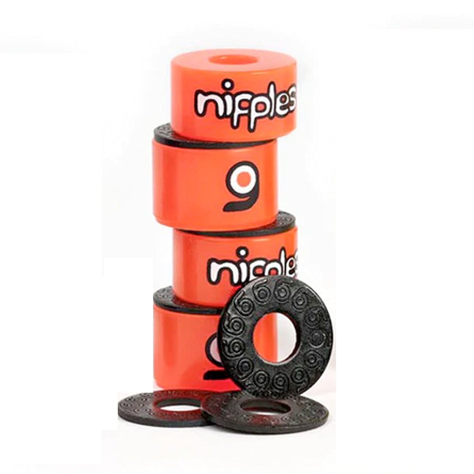 Loaded Orangatang Nipples Skateboard Bushings - Soft/Orange