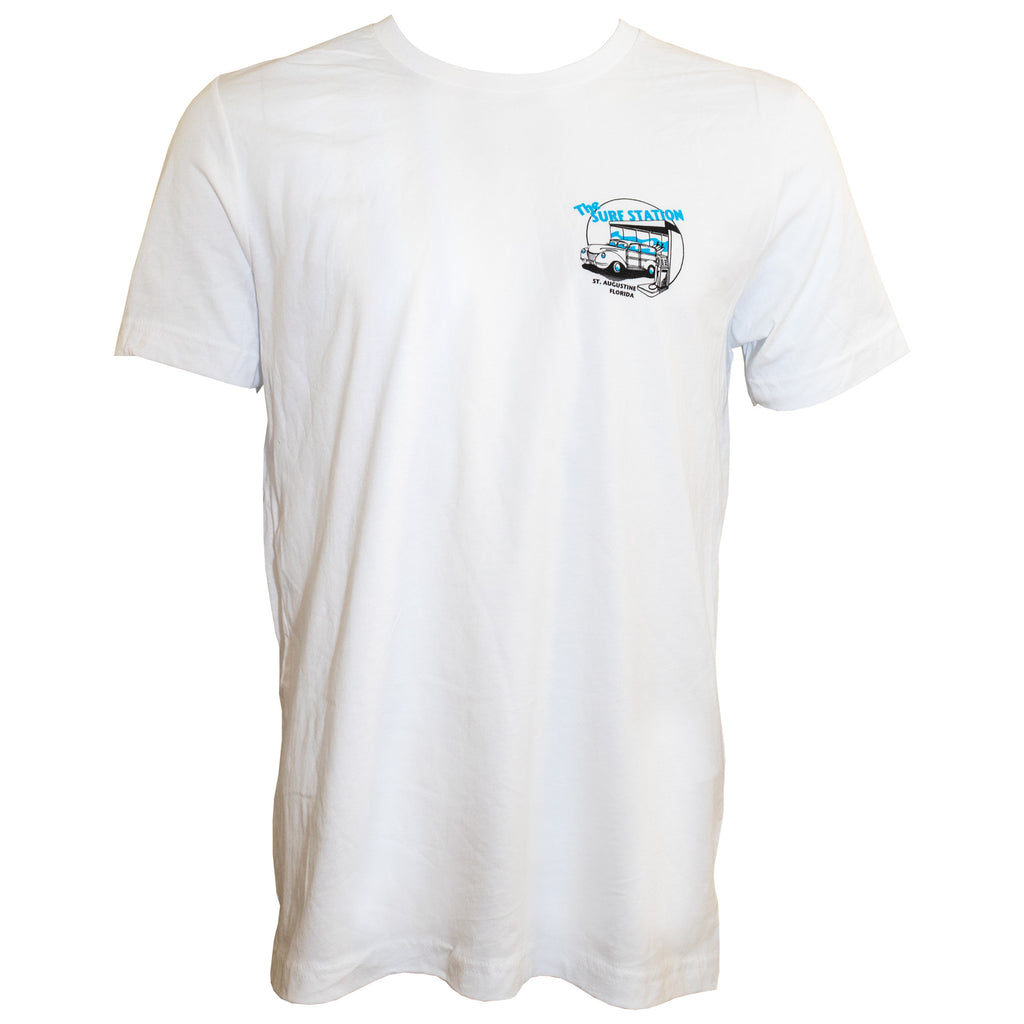 Surf Station Neon Woody Men's S/S T-Shirt - White - Surf Station Store