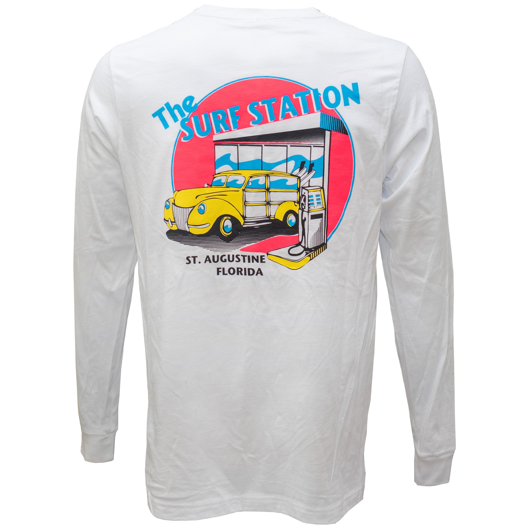 Surf Station Neon Woody Men's L/S T-Shirt