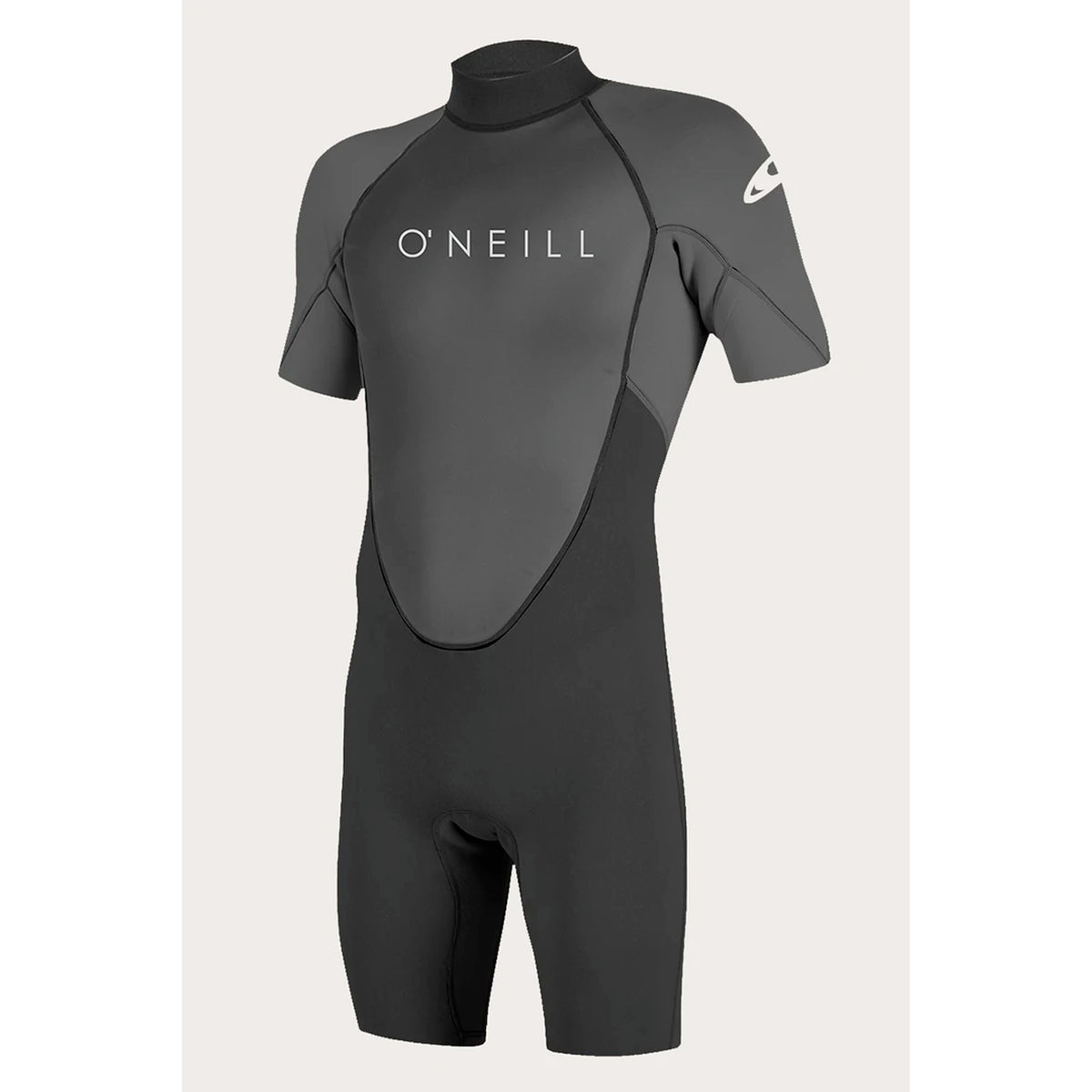 O'Neill Reactor-II 2mm Men's S/S Springsuit Wetsuit - Black/Graphite