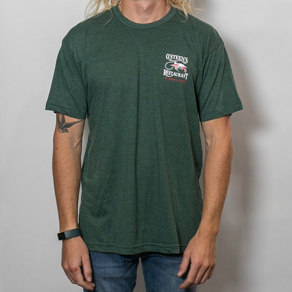 O'Steen's Restaurant Men's S/S T-Shirt - Green - Surf Station Store