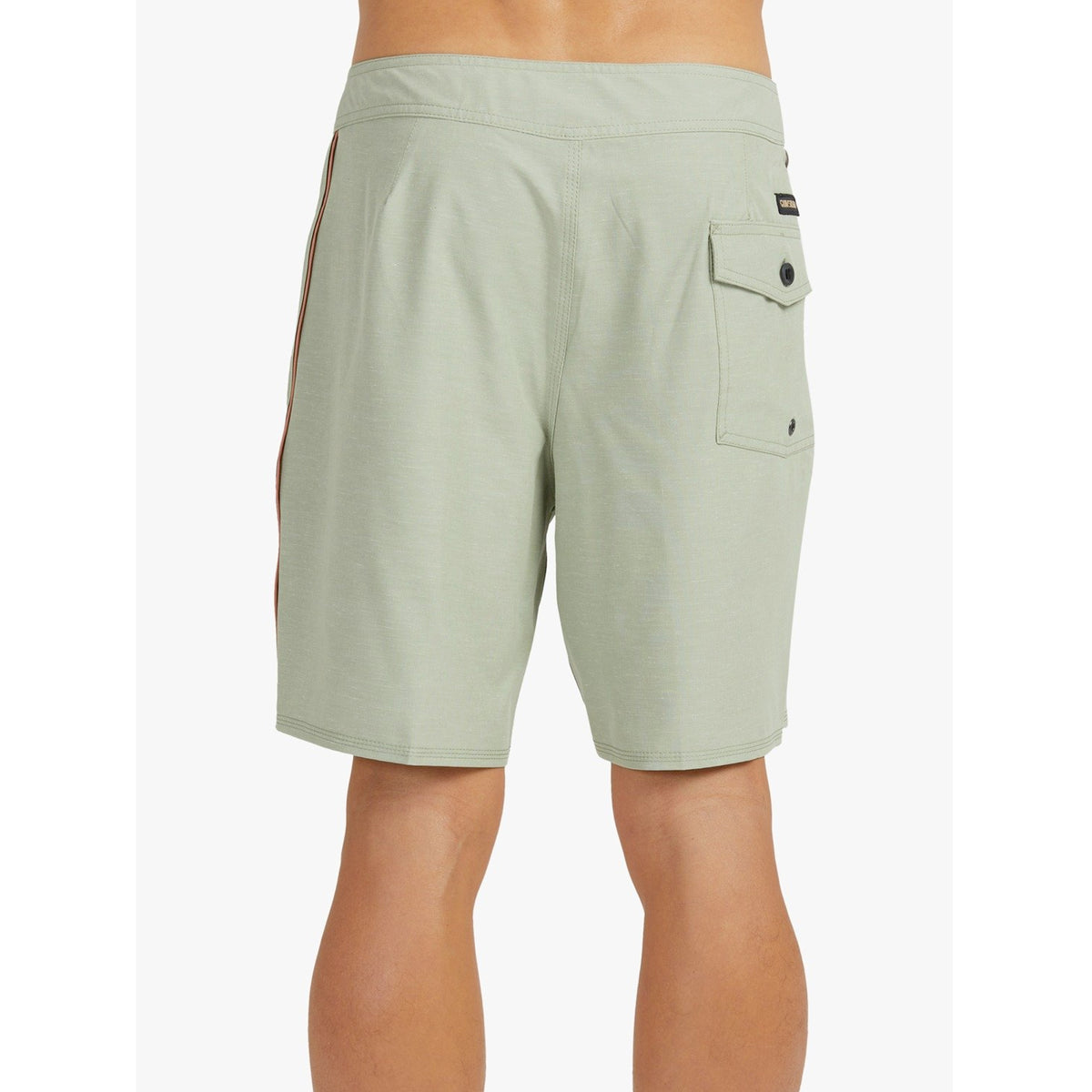 Quiksilver Hempstrech Piped 18" Men's Boardshorts - Sage