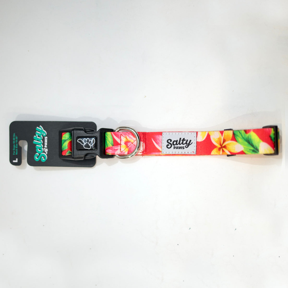 Salty Paws Pink Floral Dog Collar