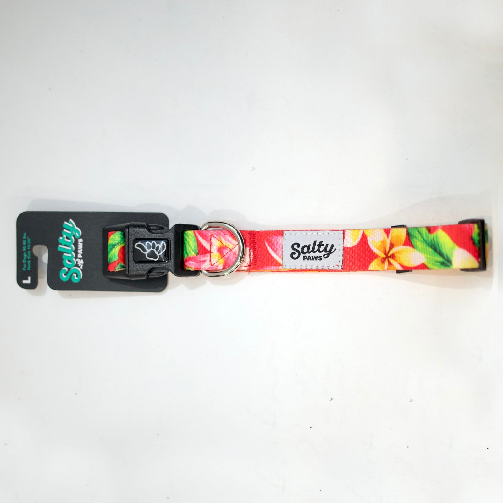 Salty Paws Pink Floral Dog Collar