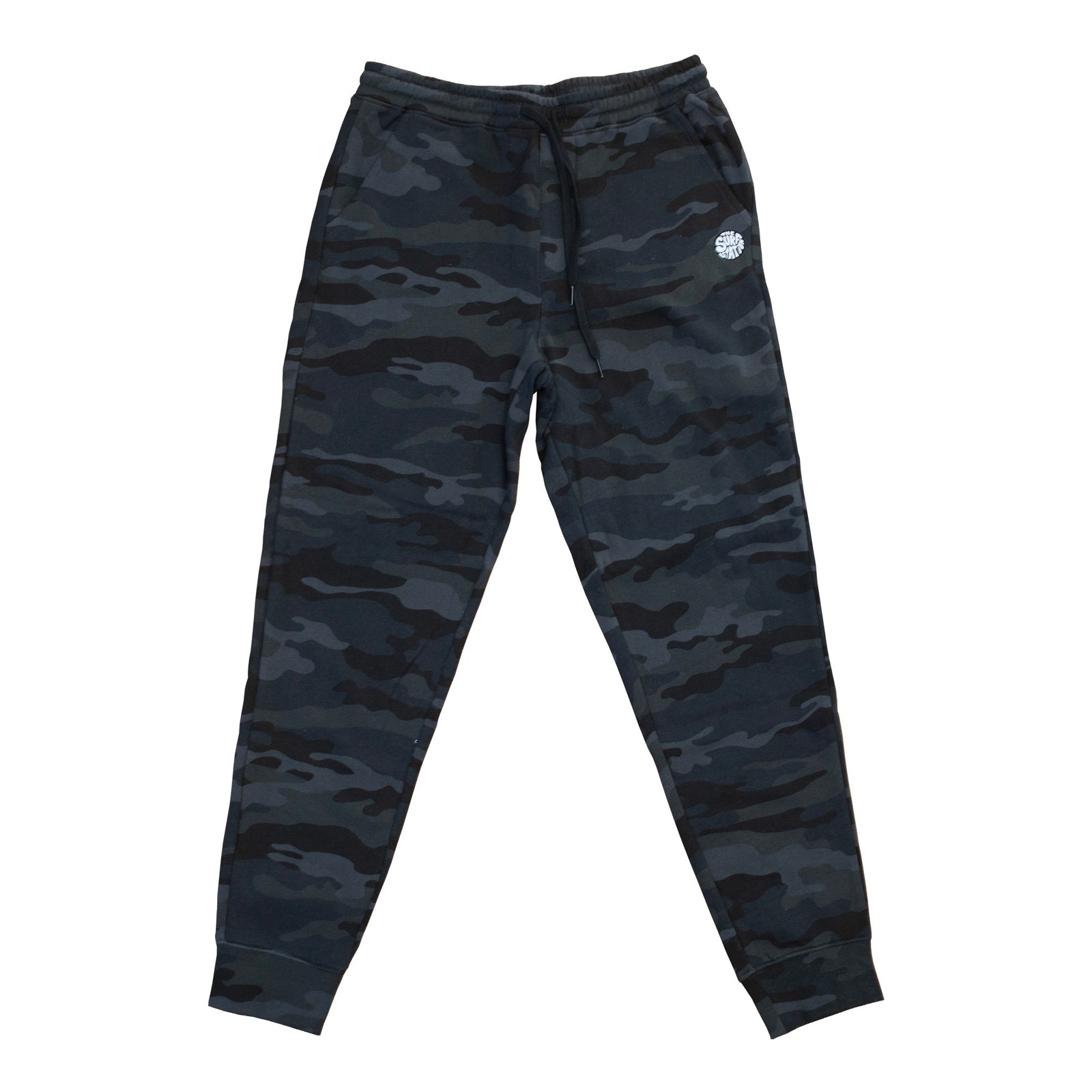 Surf Station Pre-Surf Men's Jogger Sweatpants - Black Camo