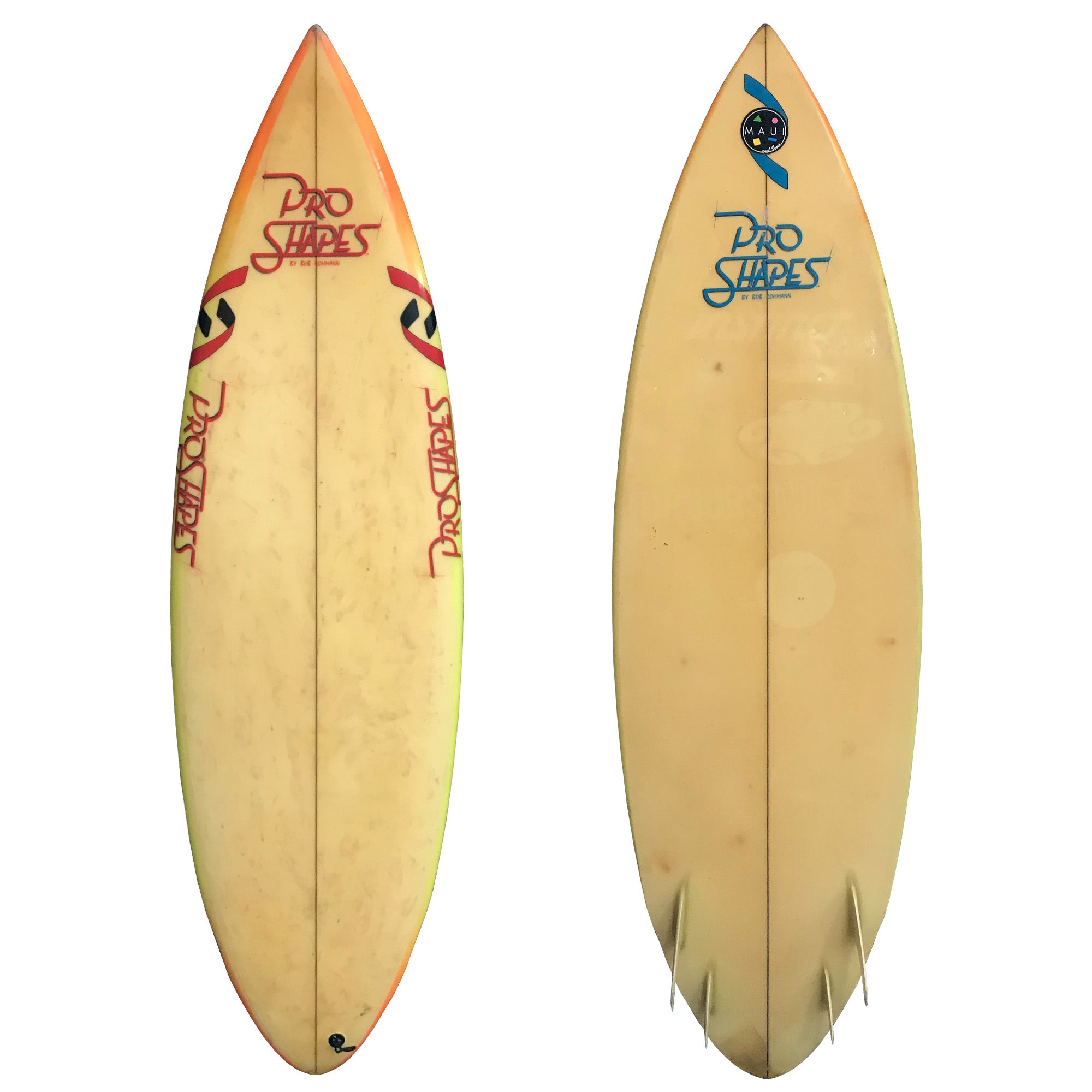 Handshaped by Bob Rohmann Pro Shapes Collector's Surfboard