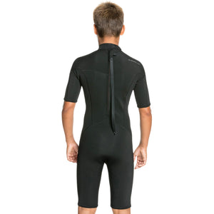 Quiksilver 2/2 Everyday Sessions Back-Zip Youth Boy's S/S Springsuit Wetsuit