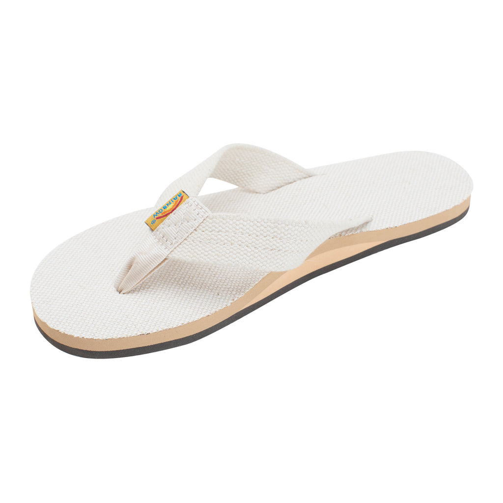 Rainbow Hemp Single Women's Sandals - Natural - Surf Station Store