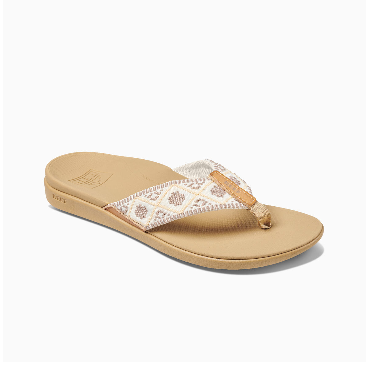 Reef Ortho-Bounce Woven Women's Sandals - Vintage White