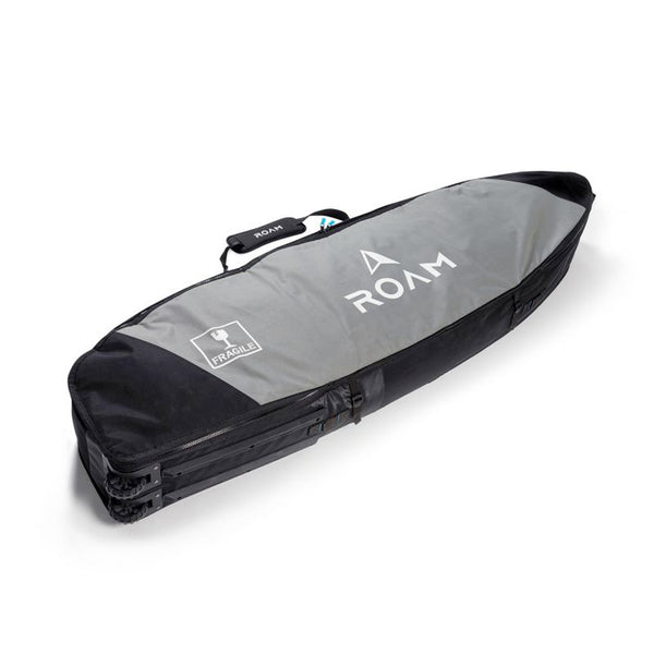 Roam Coffin Universal Wheelie Triple/Quad Surfboard Bag - Grey