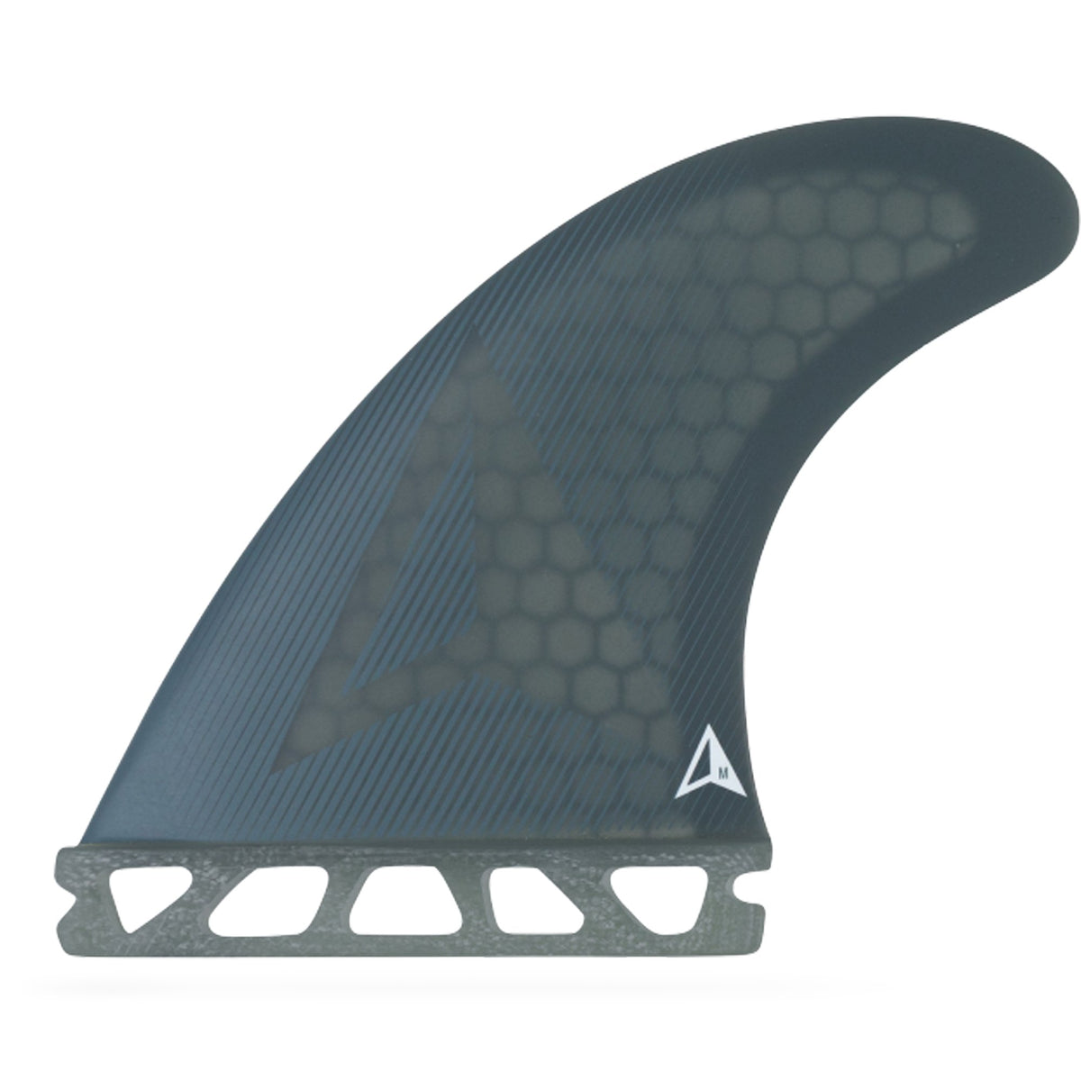 Roam All Around Tri Surfboard Fins - Medium/Smoke