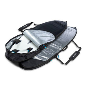 Roam Tech Plus Shortboard Single Surfboard Bag - Grey/Black