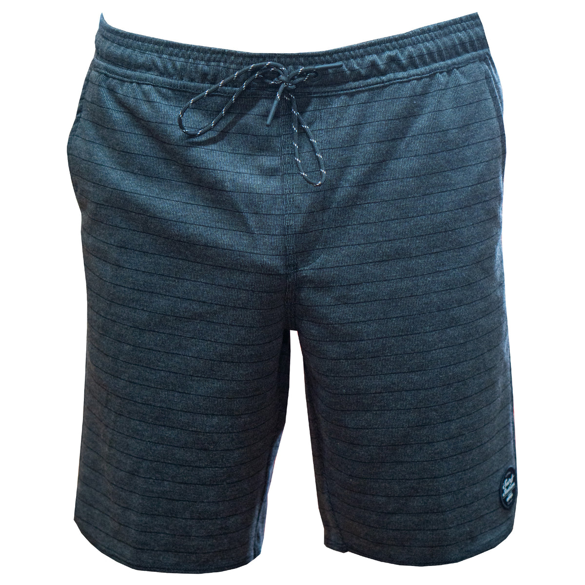 Surf Station Loungin Elastic Men's Walkshorts - Charcoal