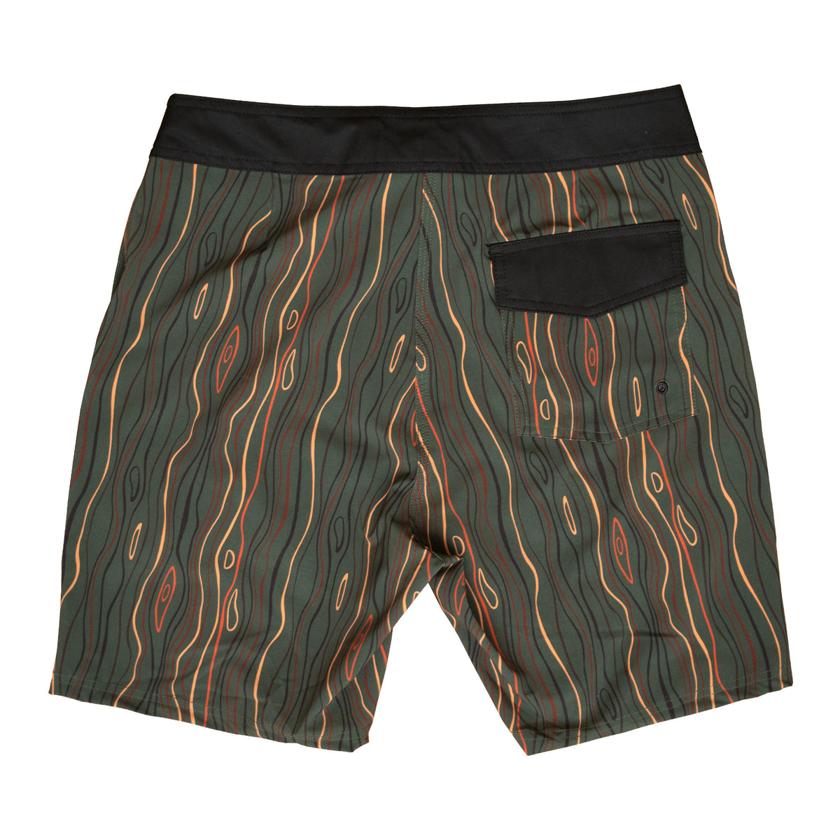Surf Station Woody Print Men's Boardshort