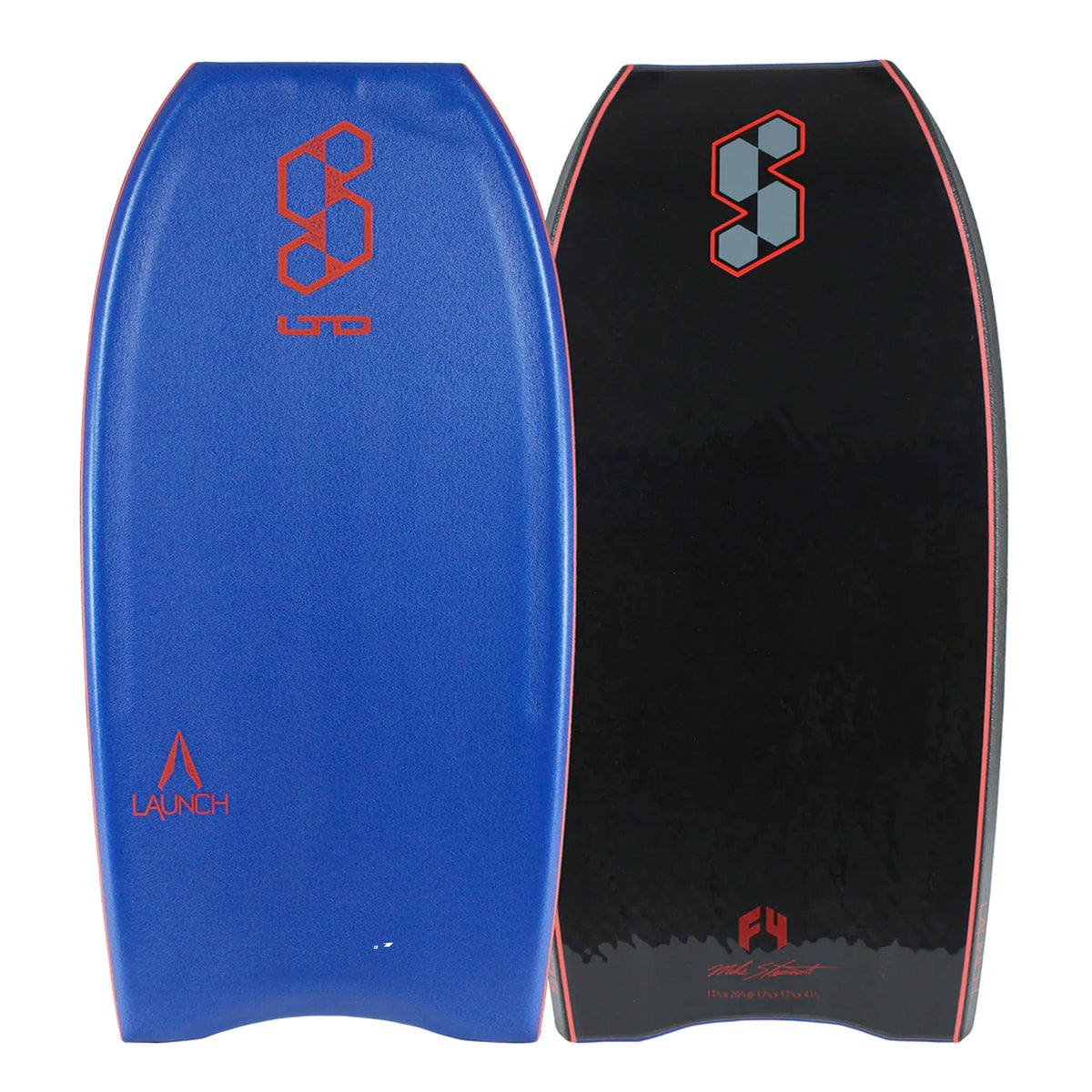 Mike Stewart Science Launch LTD QV F4 41" Bodyboard - Blue