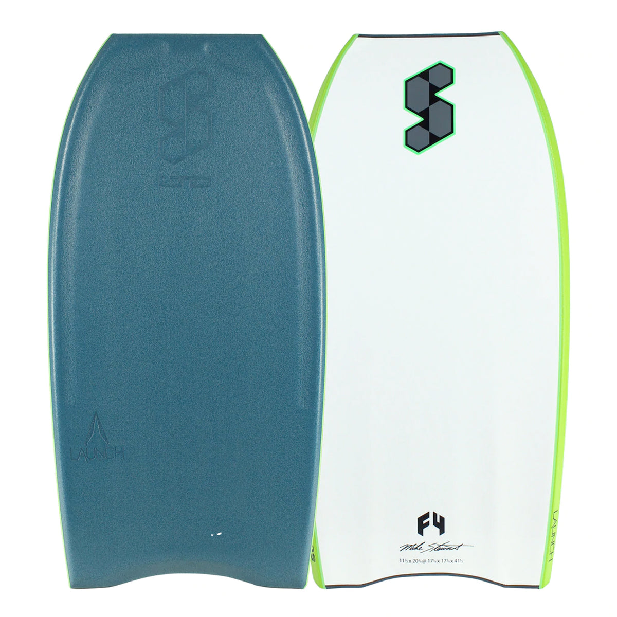 Mike Stewart Science Launch LTD QV F4 41" Bodyboard - Green