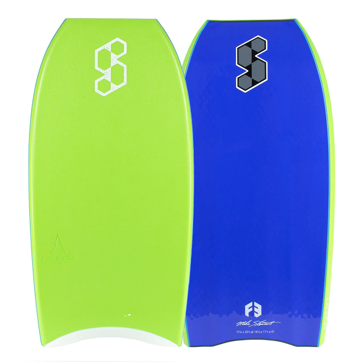 Mike Stewart Science Launch QV F3 41" Bodyboard - Green