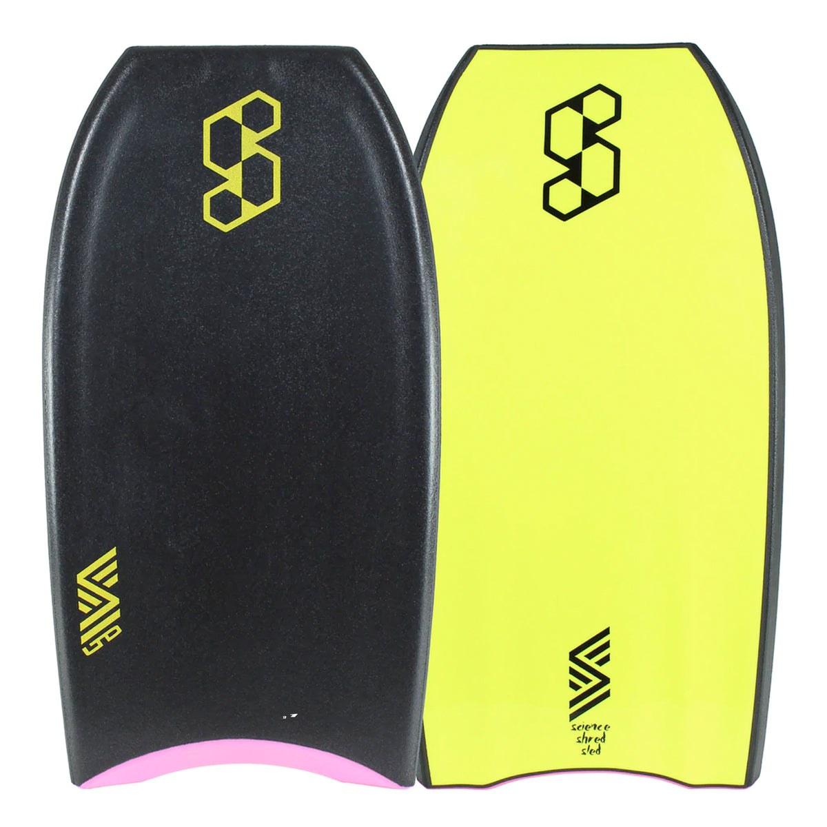 Mike Stewart Science Shred Sled Series LTD 38" Bodyboard - Black