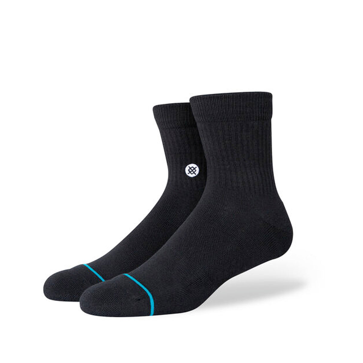 Stance Icon Quarter Men's Mid Cushion Sock - Black