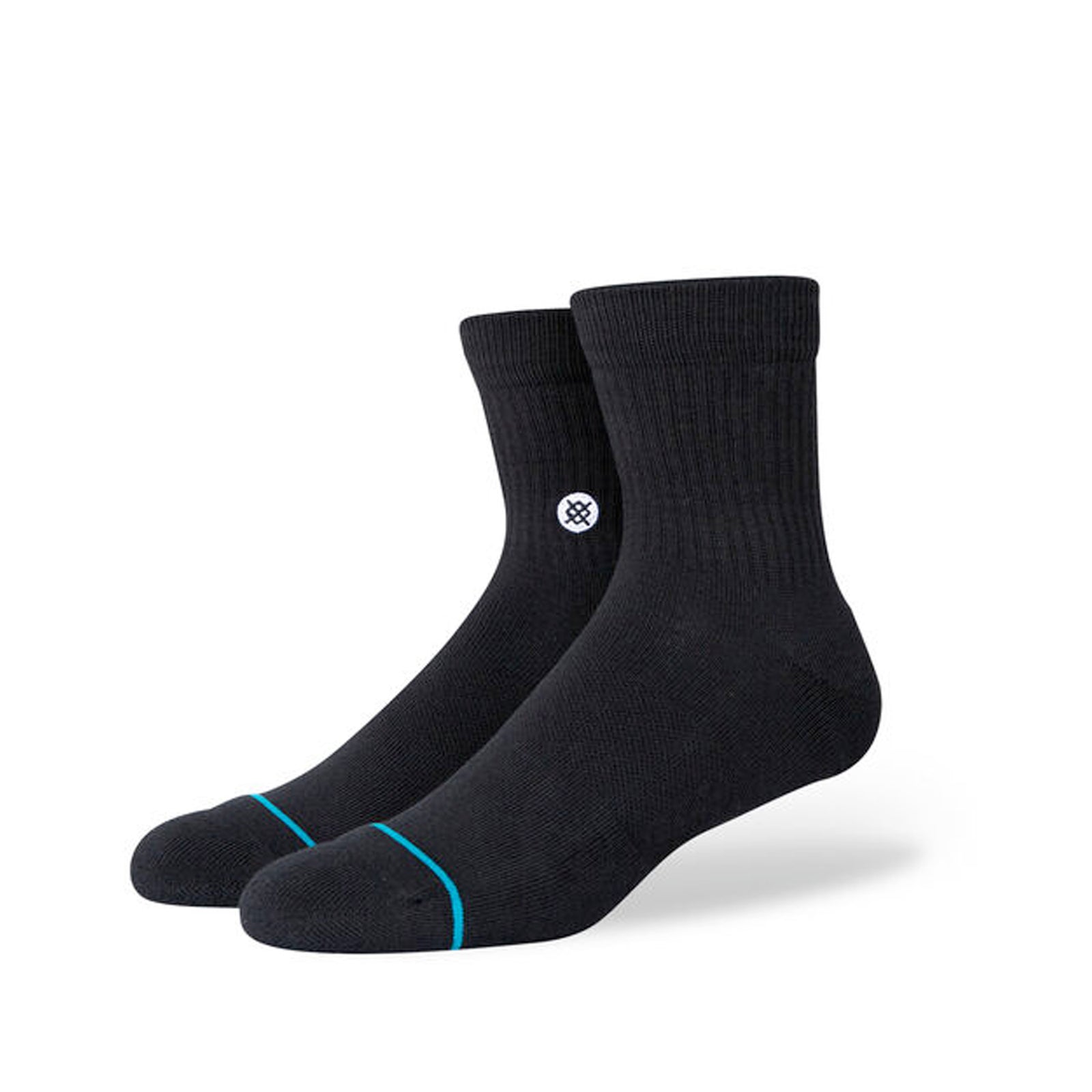 Stance Icon Quarter Men's Mid Cushion Sock - Black