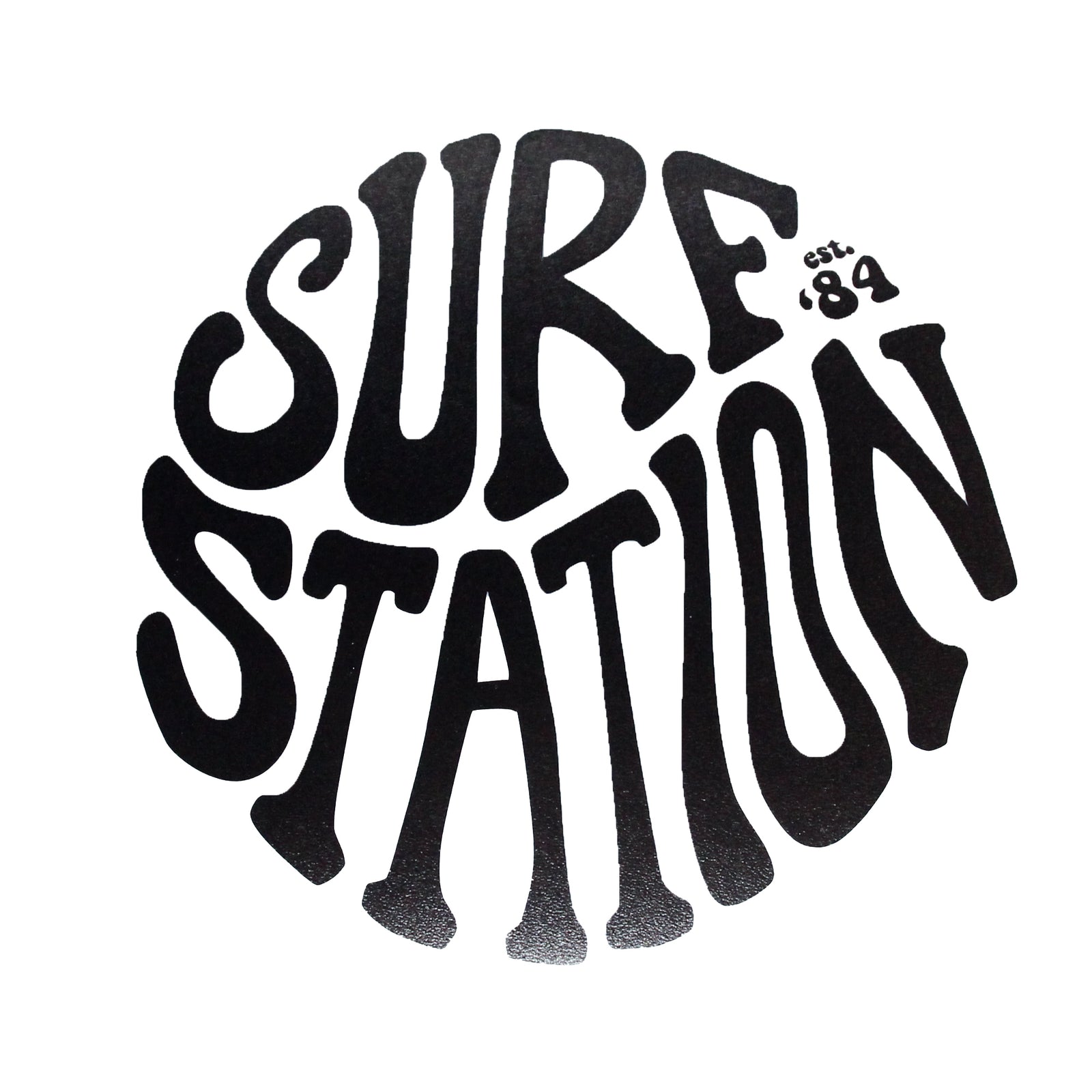 Surf Station Hippie 84 Large Sticker Decal