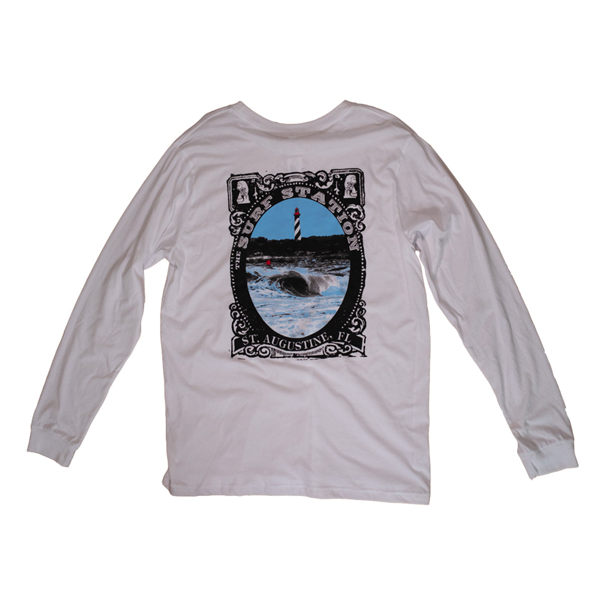 Surf Station Lighthouse Men's L/S T-Shirt