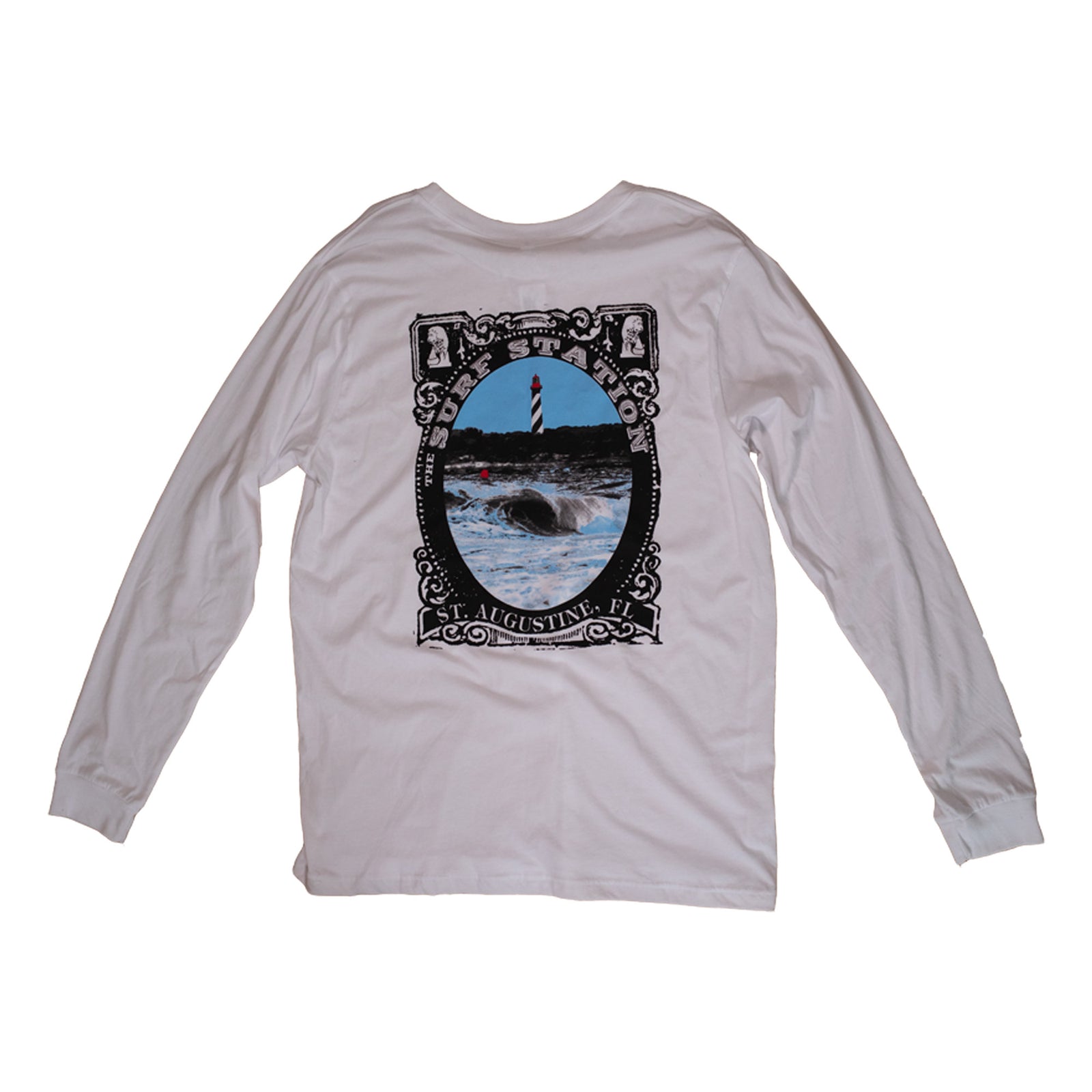 Surf Station Lighthouse Men's L/S T-Shirt