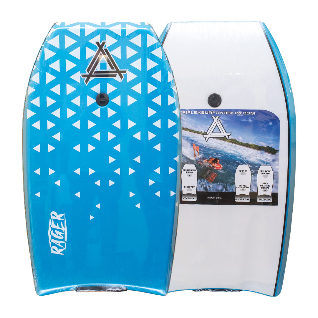 Triple X Rager 37" Bodyboard w/ Leash - Blue
