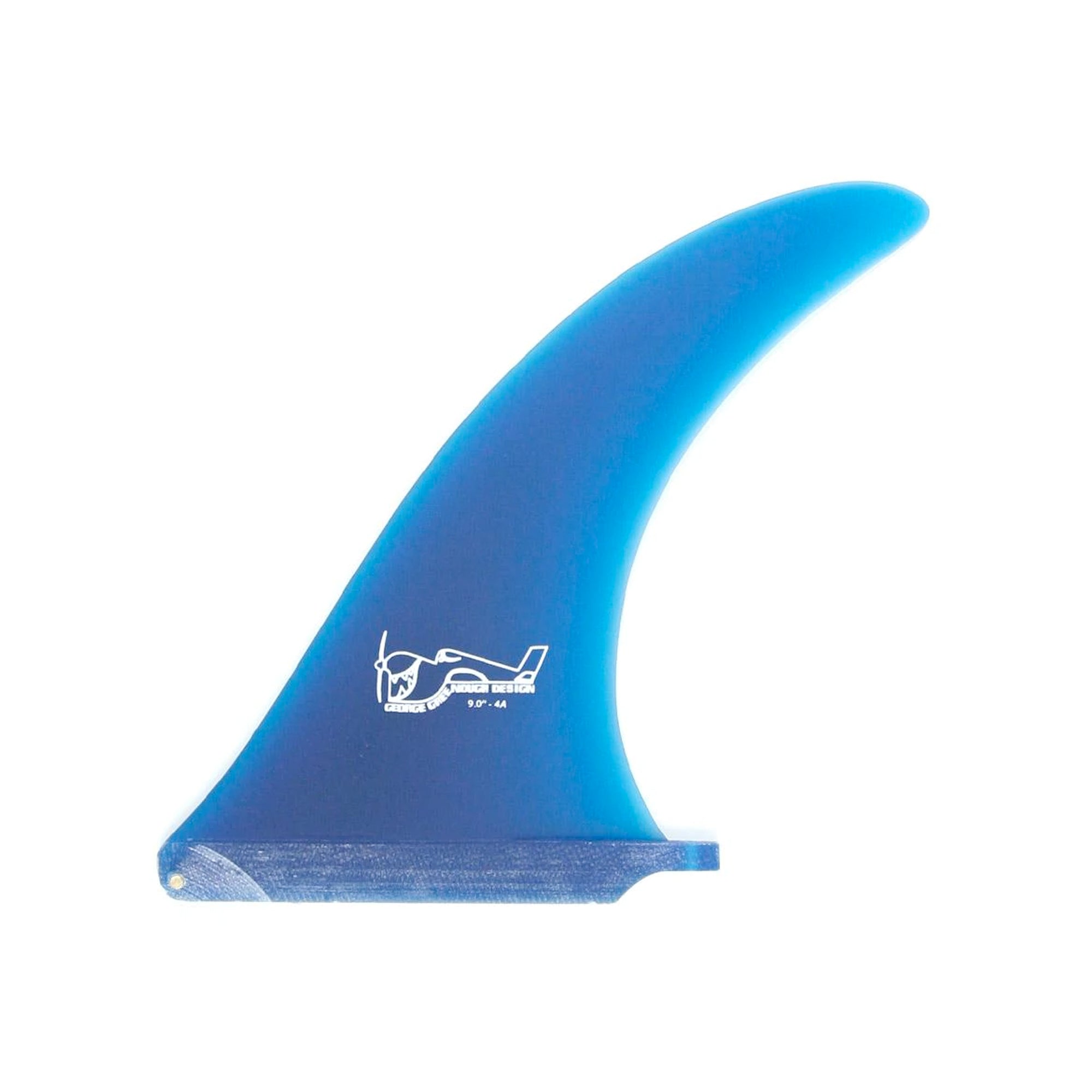 True Ames Greenough 4-A Longboard Fin - 8.5"/Blue