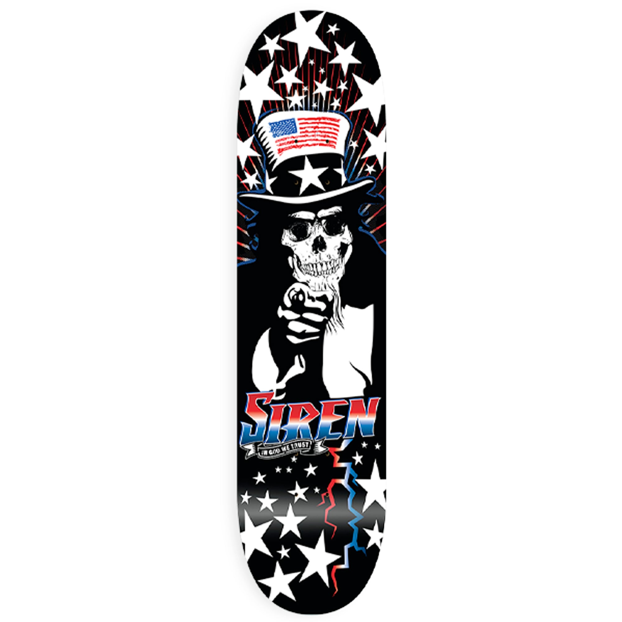 Siren Uncle Sam 8.75" Skateboard Deck