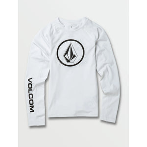 Volcom Lido Solid Youth Boy's L/S UPF 50 Rashguard