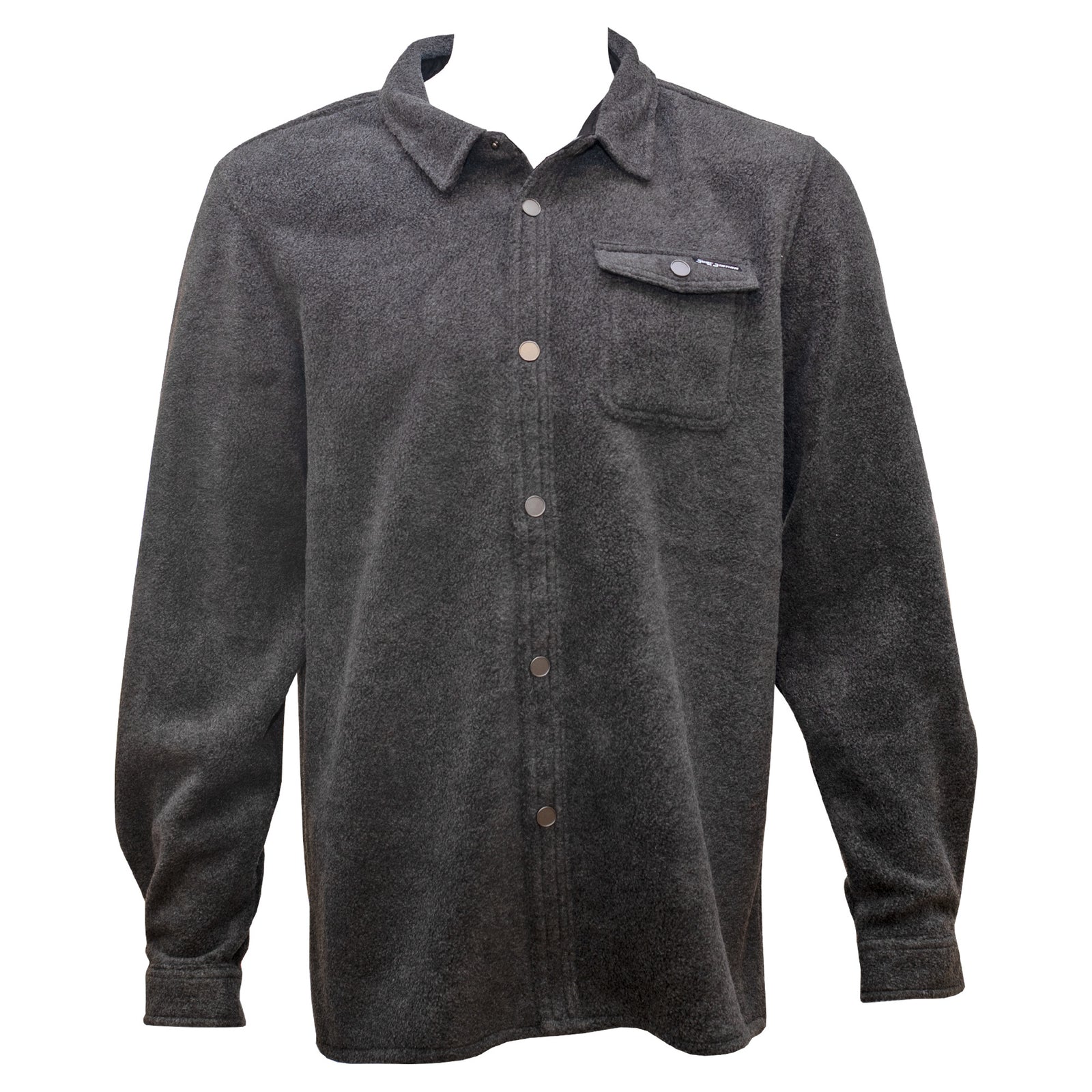 Surf Station Walton Men's L/S Button Down Sweater - Charcoal