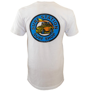 Surf Station Old School Woody Men's S/S T-Shirt