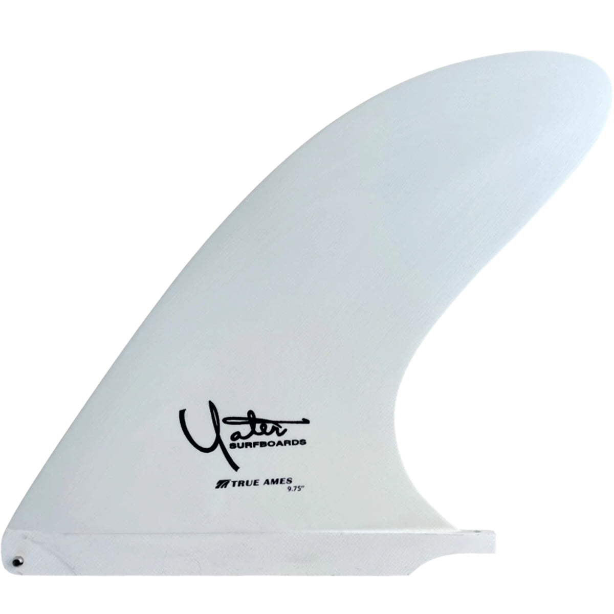 True Ames Yater Spoon Longboard Fin - 9.75"/White