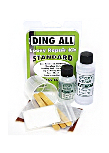 Ding All Standard Ultra Clear 3oz Epoxy Repair Kit