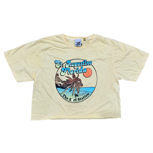 Surf Station Beach Women's Cropped S/S T-Shirt