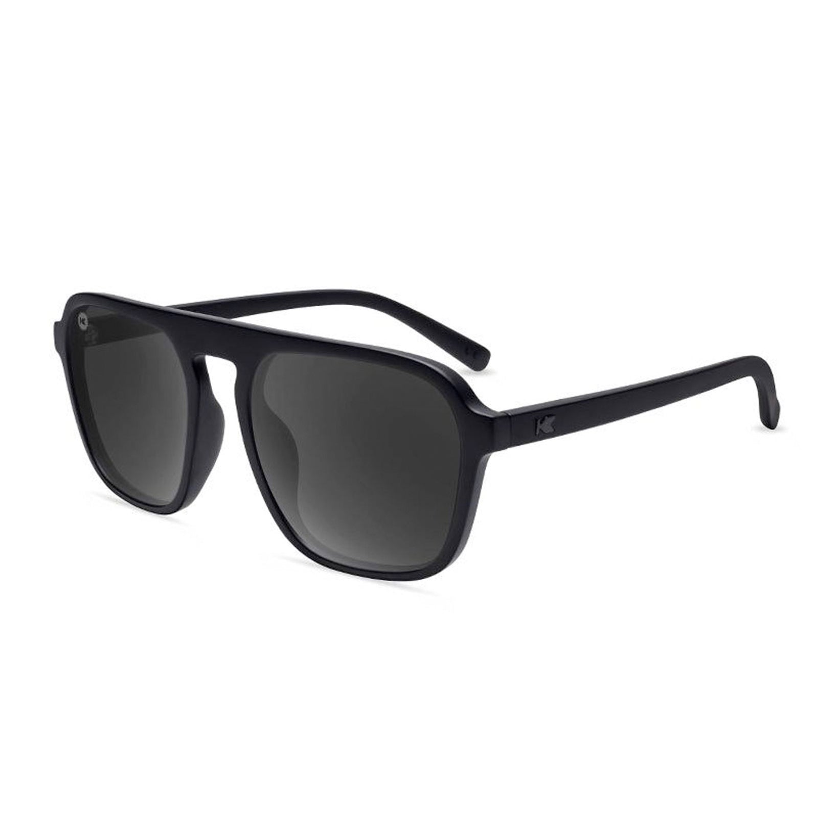 Knockaround Pacific Palisades Men's Sunglasses - Black On Black/Smoke Polarized