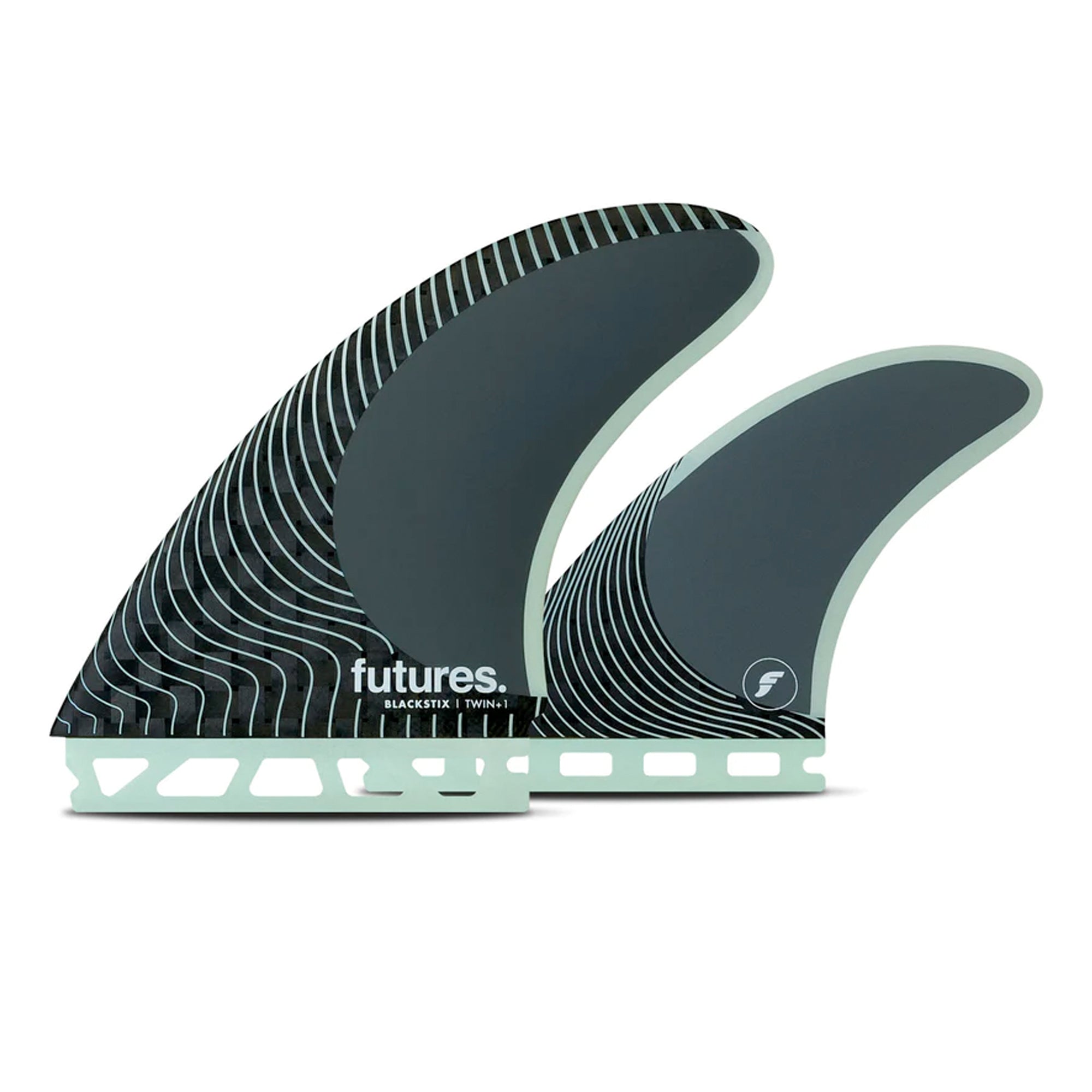 Futures Blackstix Twin + 1 Surfboard Fin Set