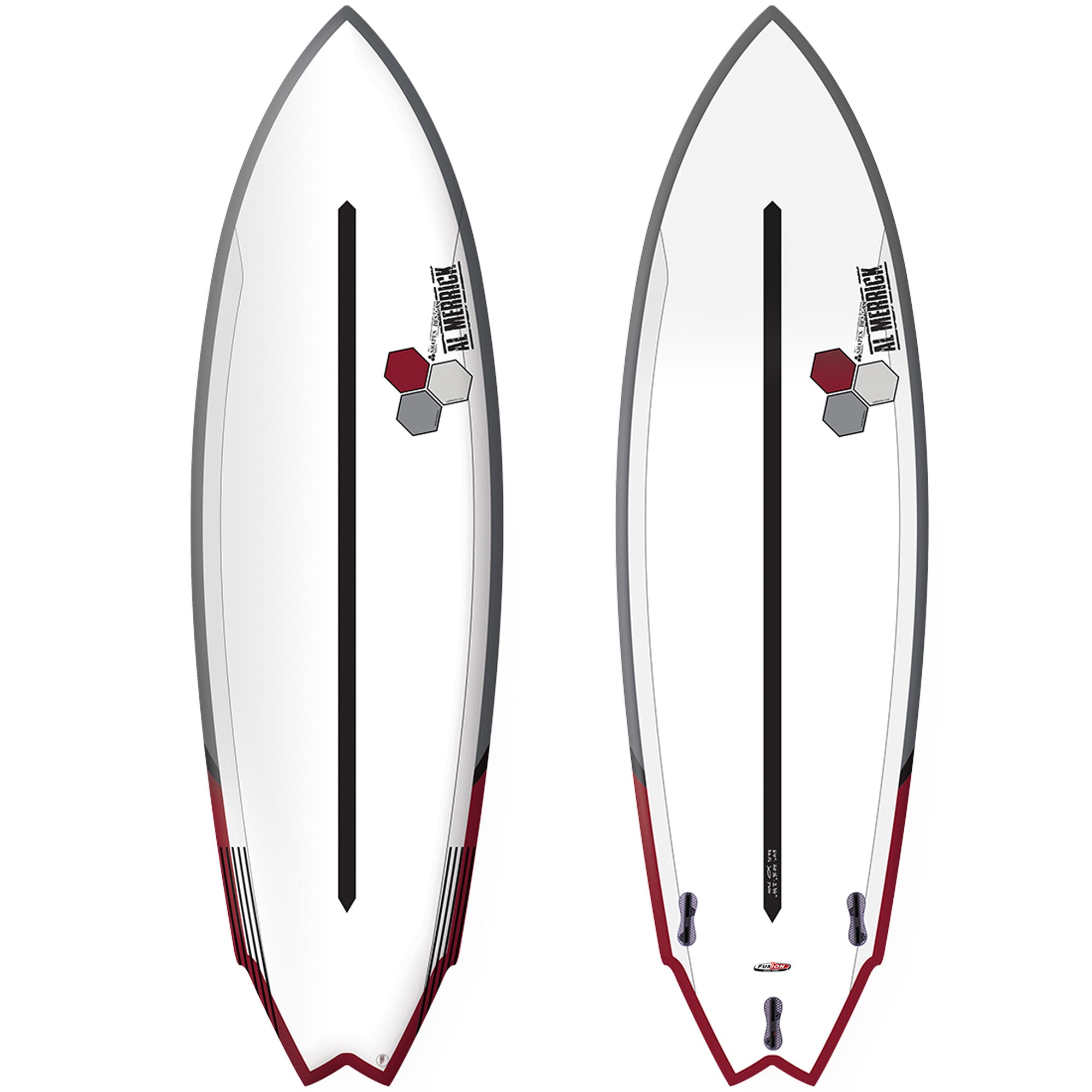Channel Islands Twin Fin Fusion Dual-Core Surfboard - FCS II