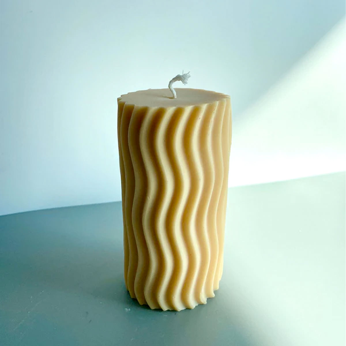 Scandles Ripple Pillar Candle