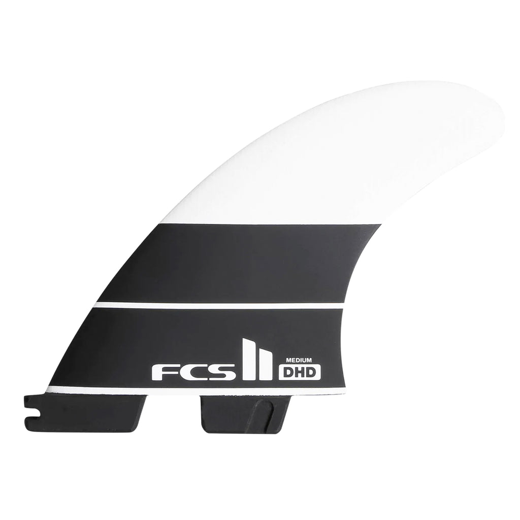 サーフィン・ボディボード DHD Fin performance core LARGE FCS II DHD Performance Core Tri Surfboard Fins - Large/White
