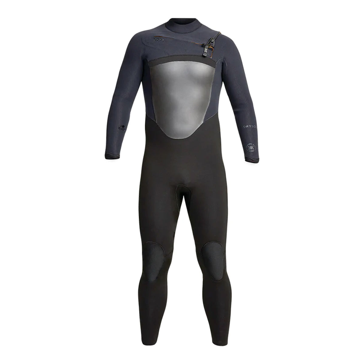 Xcel Drylock 3/2 Chest-Zip Men's Fullsuit Wetsuit - Black